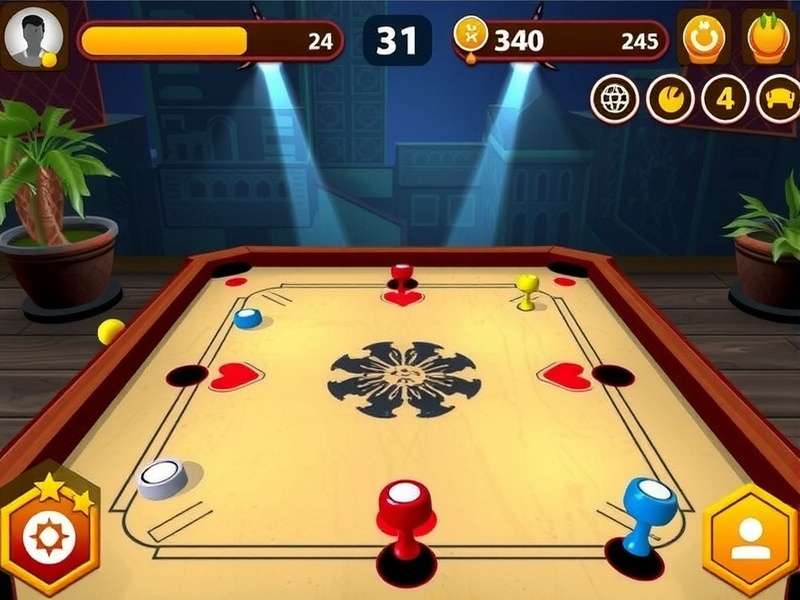 Turbo Carrom Frenzy Gameplay Screenshot